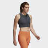 Warp Knit Crop Top
