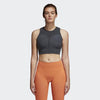 Warp Knit Crop Top