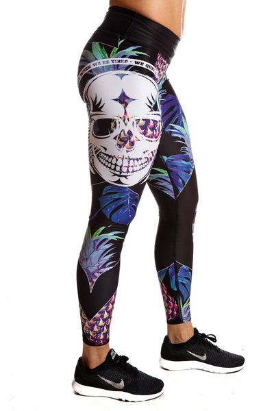 Pineapple Skull Beauty Tights