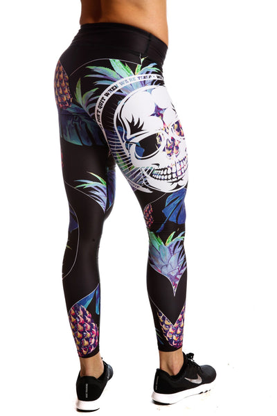 Pineapple Skull Beauty Tights