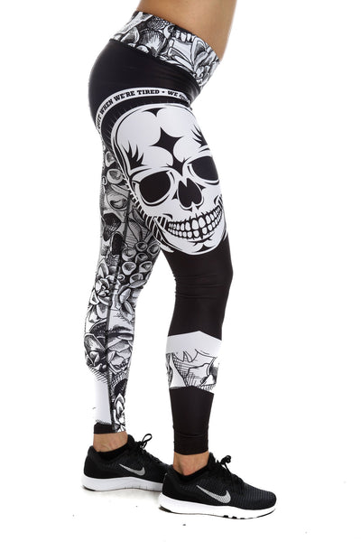 Hollow Skull Beauty Tights