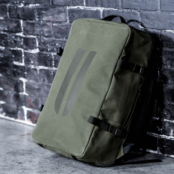 Horns Waxed Canvas Duffleback