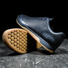Black Gum Leather Trainer