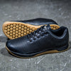Black Gum Leather Trainer