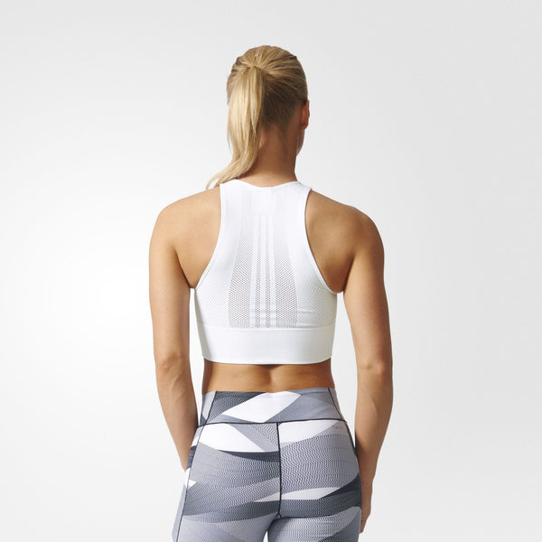 Warp-Knit Crop Top