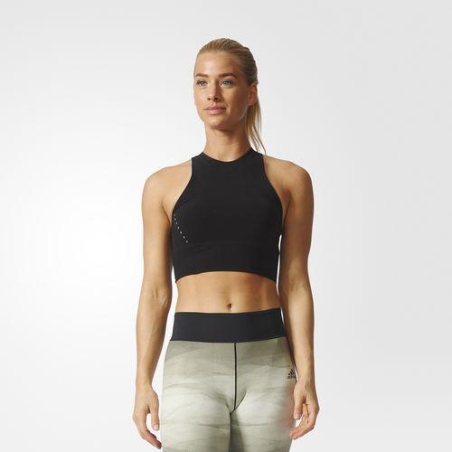 Warp-Knit Crop Top