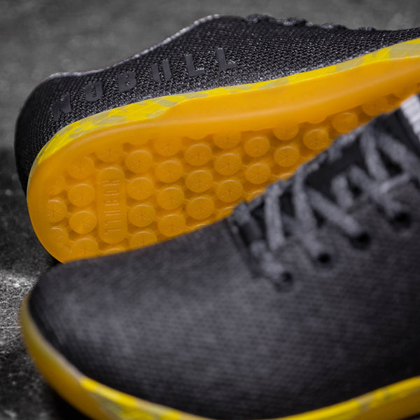 Black Heather Yellow Trainer
