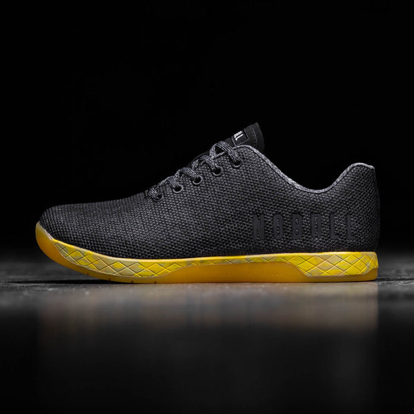 Black Heather Yellow Trainer