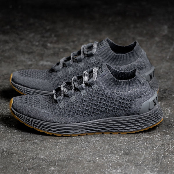 Dark Grey Knit Runner
