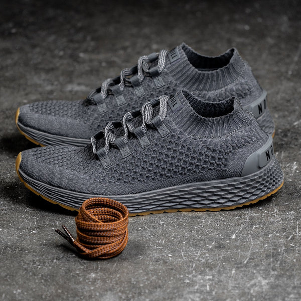 Dark Grey Knit Runner