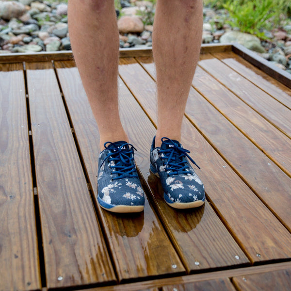 Dark Floral Gum Trainer