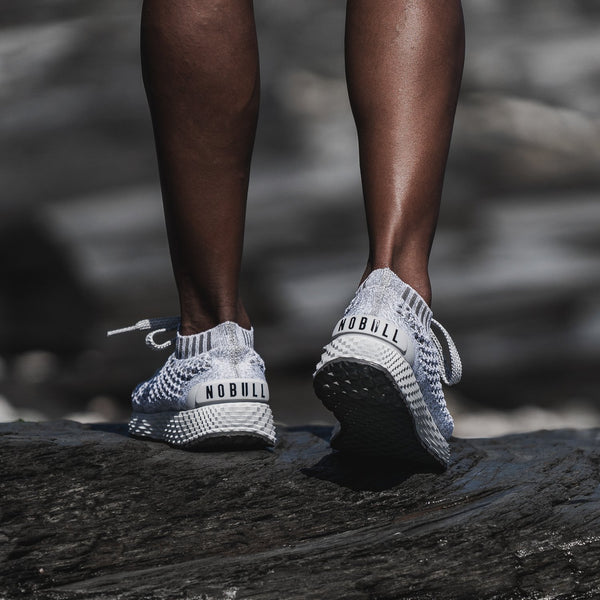 Cool Grey Knit Runner