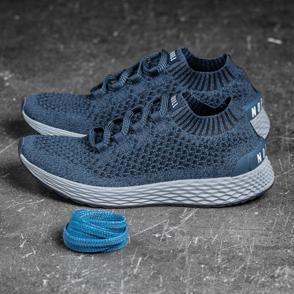 Navy Knit Runner