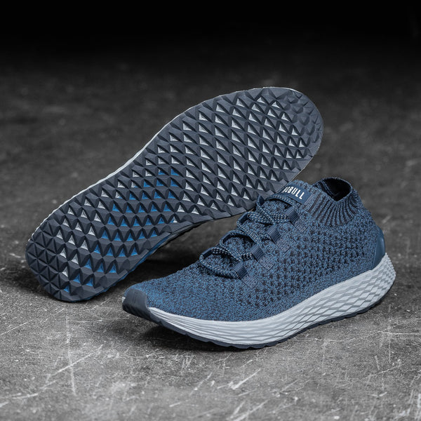 Navy Knit Runner