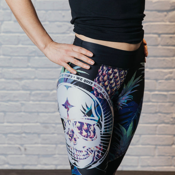 Pineapple Skull Beauty Tights
