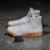 High-Top White Heather Orange Trainer