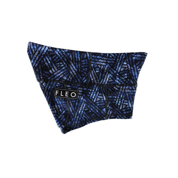 Navy Geo Low Rise Contour Shorts